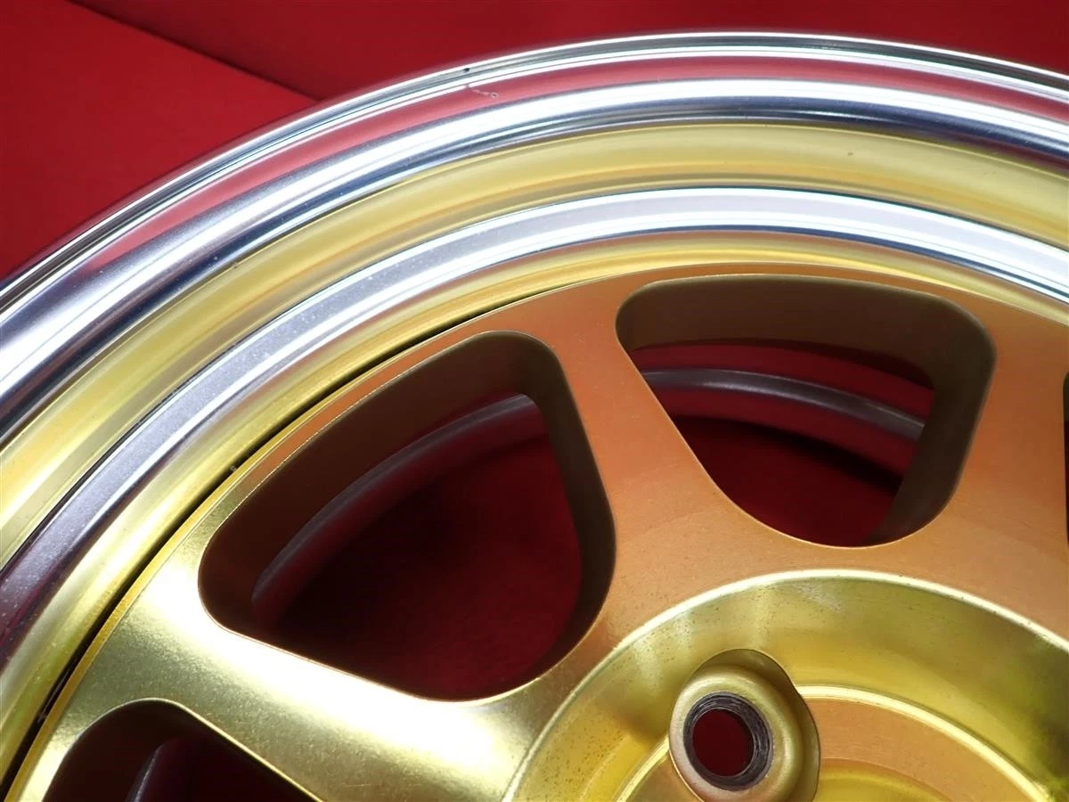 JDM Used WORK Seeker EX wheels 4Book 7J 16PCD100 4x4 +32 offset 60mm h No Tires - Image 9