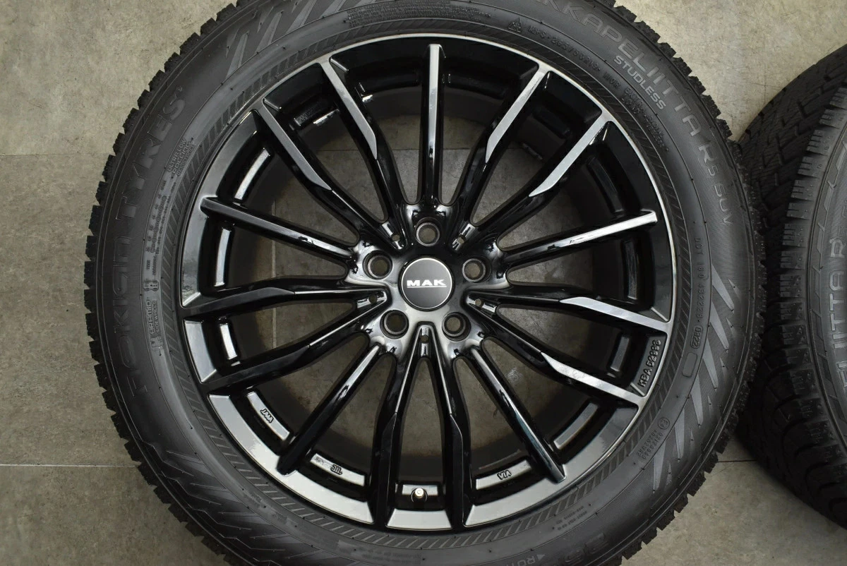 JDM Used MAK Wheel Set 4-Book Set 199.0J x 19 +38 PCD 112 265/50R19 11 No Tires - Image 4