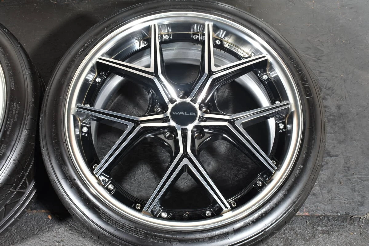JDM WALD ILLIMA I12C 2PCS 20-inch PCD114.3 8.5J +44 NITTO INVO 245/35R No Tires - Image 5