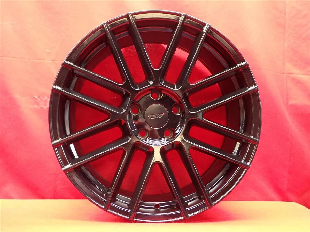 JDM Used TSW Mosport wheels 4Book 8.5/9.5J 19x114.3 PCD 5x20 bolt patt No Tires - Image 5