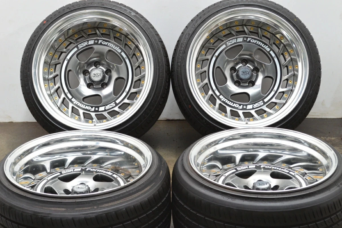 JDM Used SSR 4-Book Set 1810.5J x 18-29 PCD 100 245/35ZR18 92Y with RA No Tires - Image 2
