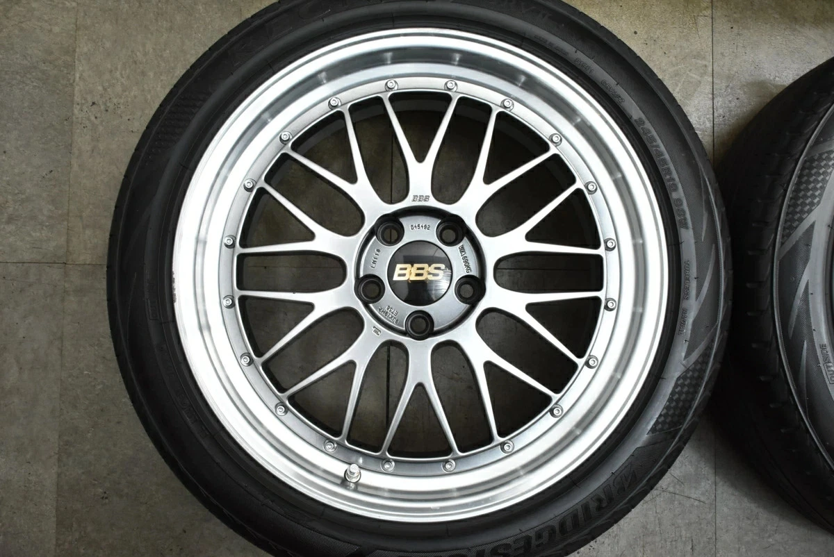 JDM Used BBS 4-Book Set 199.0J x 19 +38 PCD 114.3 245/45R19 98W with B No Tires - Image 3
