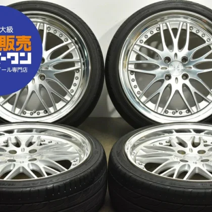 JDM Used Superstar 4-Book Set 176.5J x 17 +33 PCD 100 195/40R17 81W wi No Tires