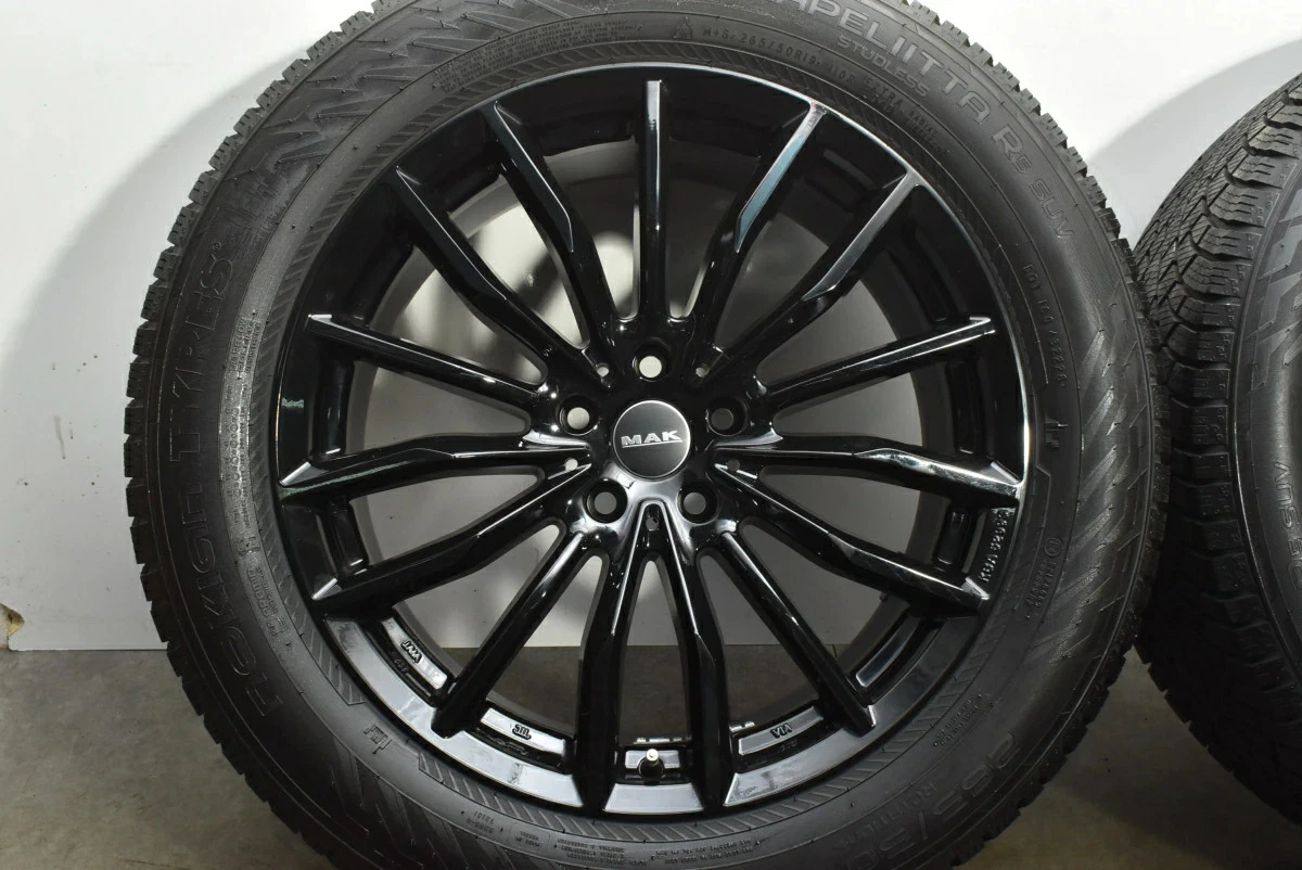 JDM Used MAK Wheel Set 4-Book Set 199.0J x 19 +38 PCD 112 265/50R19 11 No Tires - Image 6