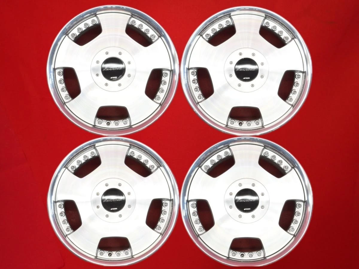 JDM Used out-of-print rare Euroline D wheels 4Book 7J 17PCD114.3 4x4/5 No Tires