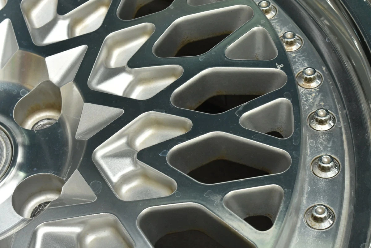 JDM Used WORK 4Book Wheel Set 198.5J x 19 +45 PCD 112 Wheels only No Tires - Image 9