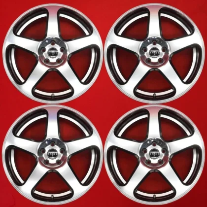 JDM Used WORK RYVER Raybar S005 wheels 4Book 8.5J 20PCD114.3 5x114.3 b No Tires
