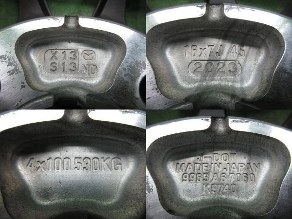 JDM Used RAYS Mazda Roadster genuine forging lightweight 7j/+45 hub ap No Tires - Image 6