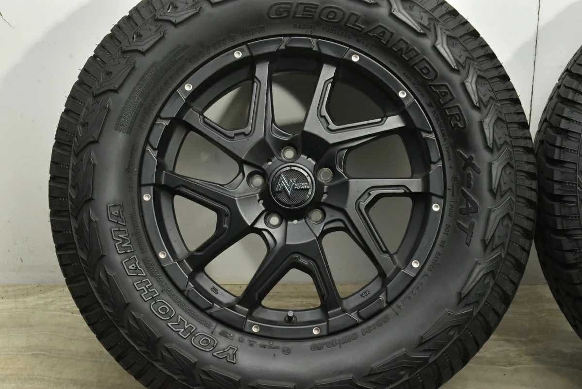 JDM Used MID 4-Book Set 177.0J x 17 +42 PCD 114.3 LT265/65R17 120/117Q No Tires - Image 6