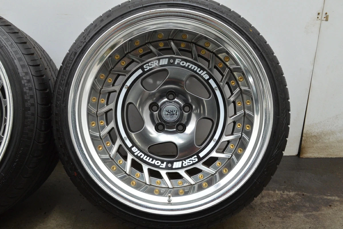 JDM Used SSR 4-Book Set 1810.5J x 18-29 PCD 100 245/35ZR18 92Y with RA No Tires - Image 6