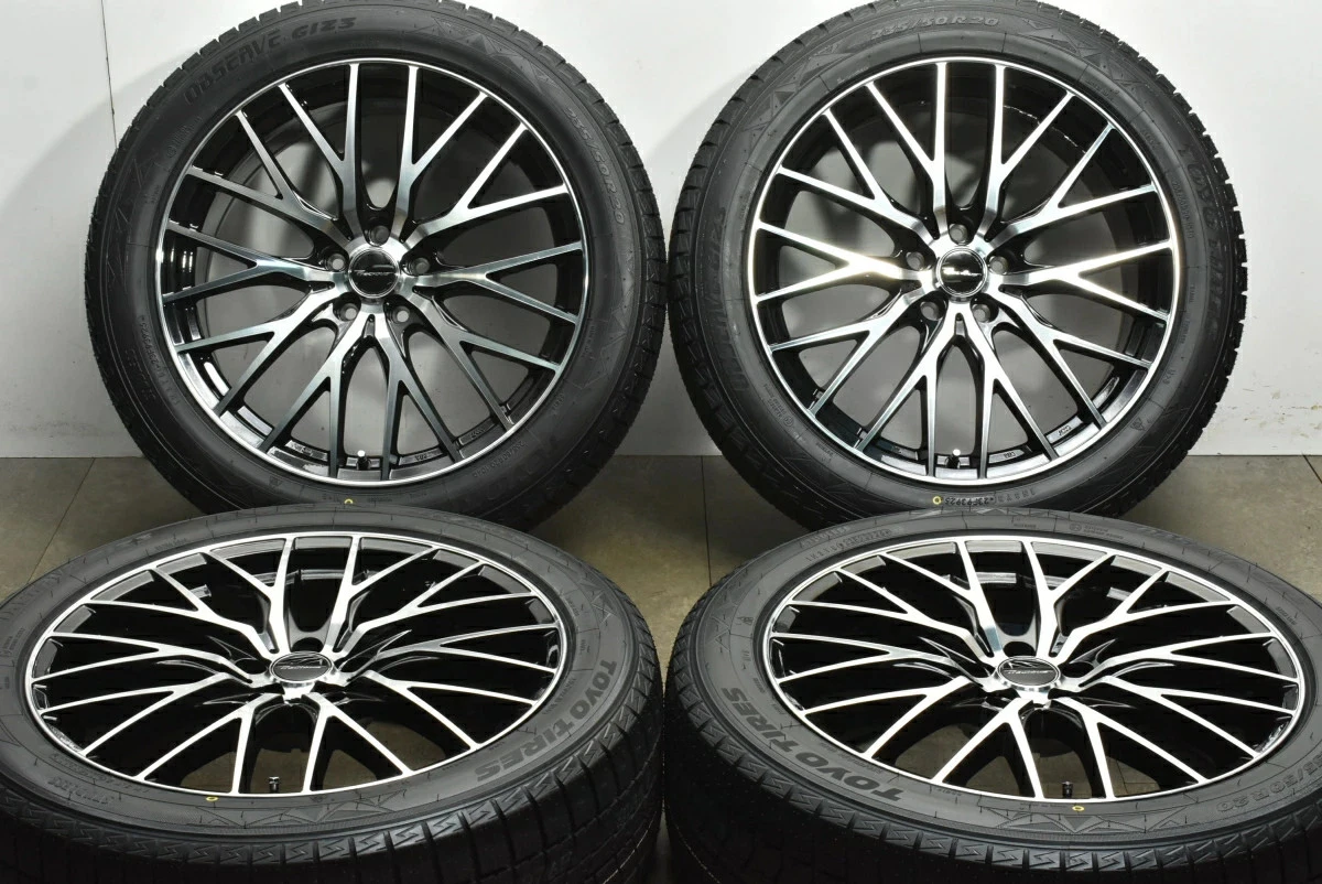 JDM Used Hot Stuff 4-Book Wheel Set 208.0J x 20 +35 PCD 114.3 235/50R2 No Tires - Image 2