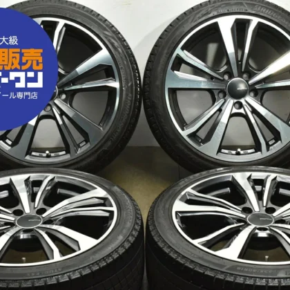 JDM Used Dunlop 4-Book Wheel Set 188.0J x 18 +39 PCD 112 235/40R18 95Q No Tires