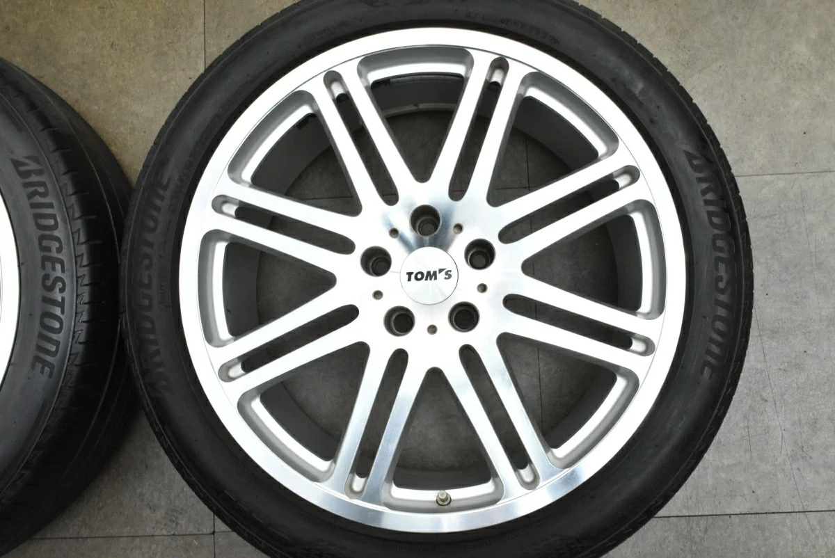 JDM Used TOM'S VP-8 4-Book Set 209.5J x 20 +35 PCD 120 245/45R20 No Tires - Image 5