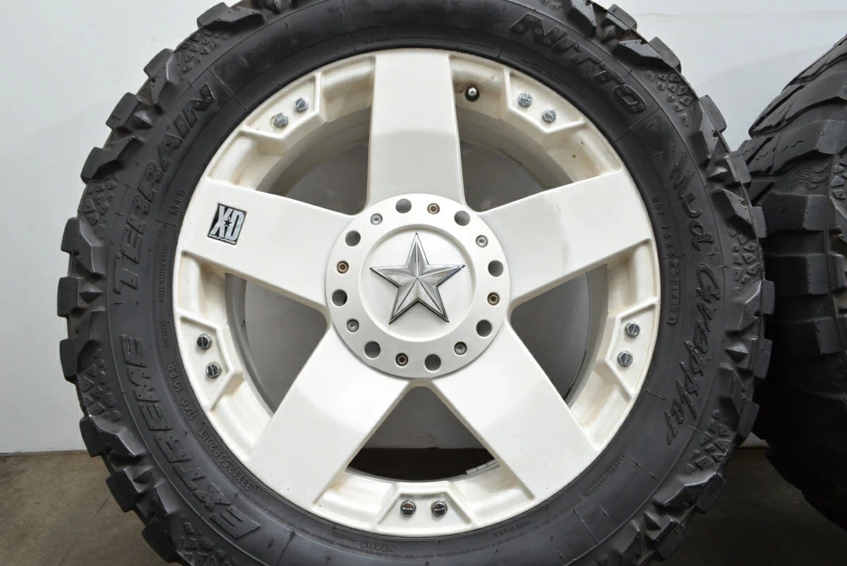 JDM Used KMC XDseries Rockstar 4-Book Set 208.5J x 20+10 PCD 139.7-150 No Tires - Image 6