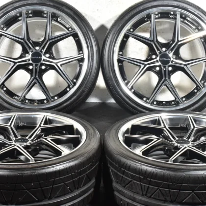 JDM WALD ILLIMA I12C 2PCS 20-inch PCD114.3 8.5J +44 NITTO INVO 245/35R No Tires