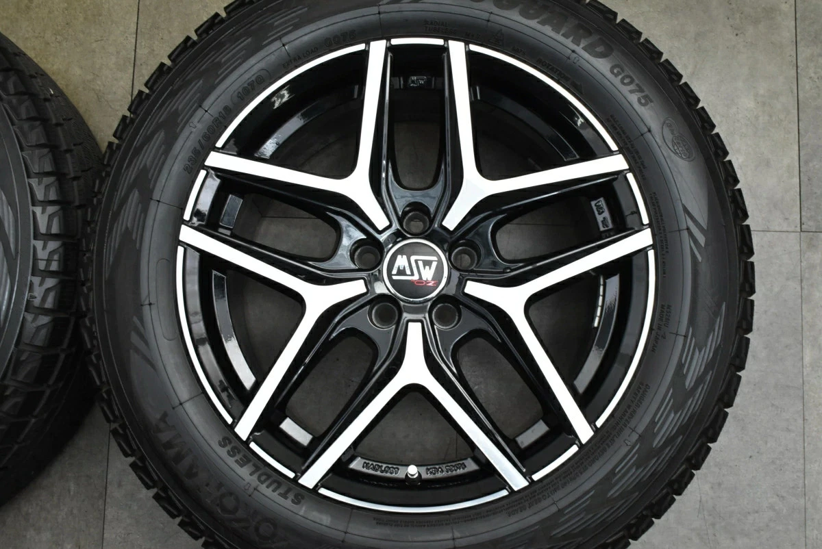 JDM Used MSW40 Wheel Set 4-Book Set 188.0J x 18 +40 PCD 112 235/60R18 No Tires - Image 5