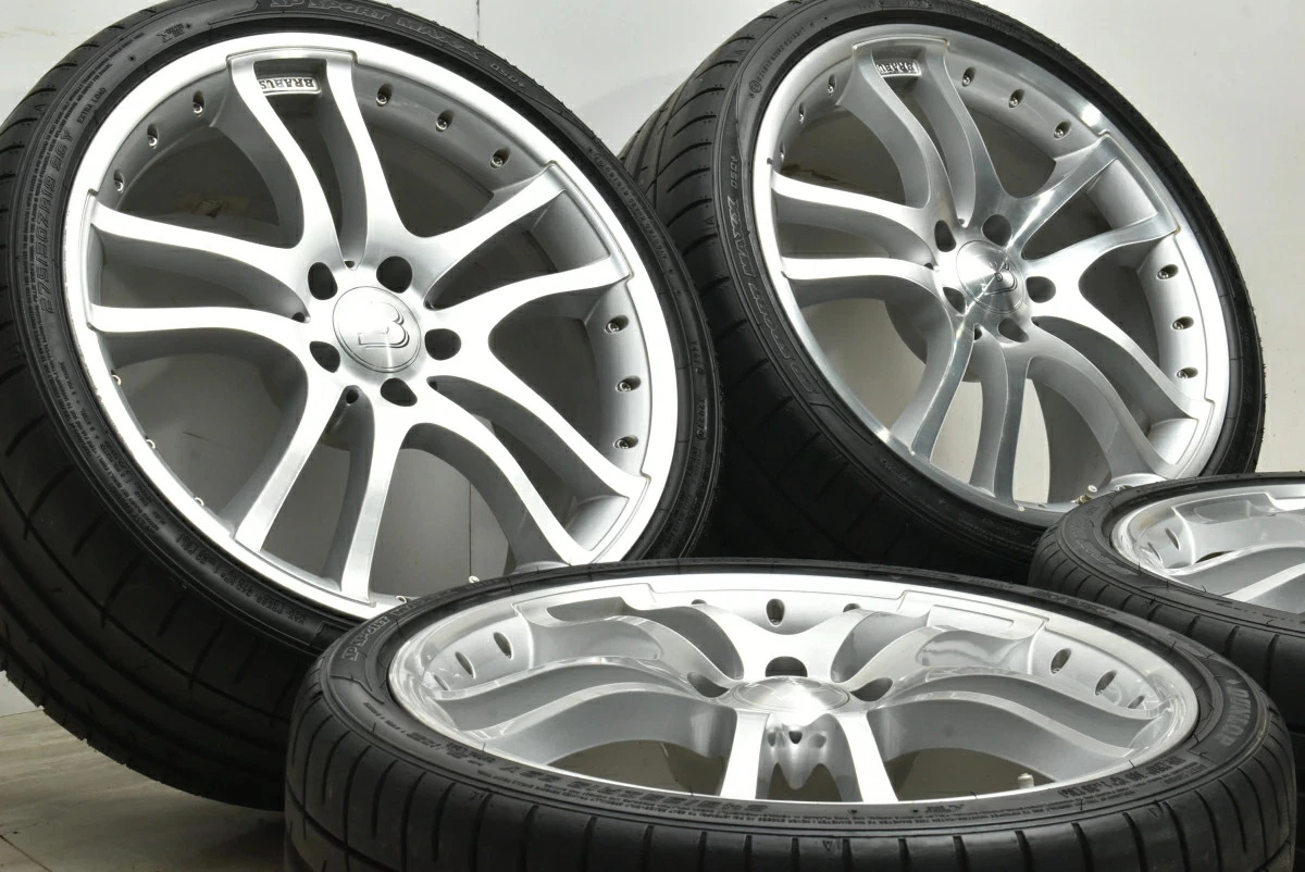 JDM Used Topy 4-Book Wheel Set 208.5J x 20 +50 PCD 108 245/45R20 103Q No Tires - Image 3