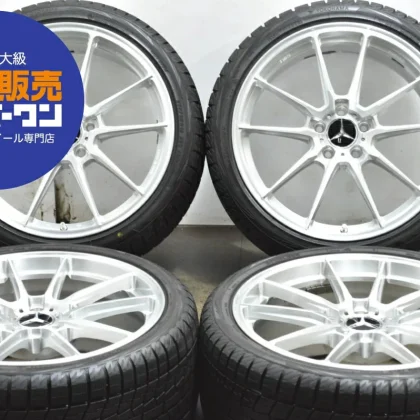 JDM Used TWS 4-Book Wheel Set 198.5J x 19 +33 PCD 112 245/35R19 93Q Yo No Tires