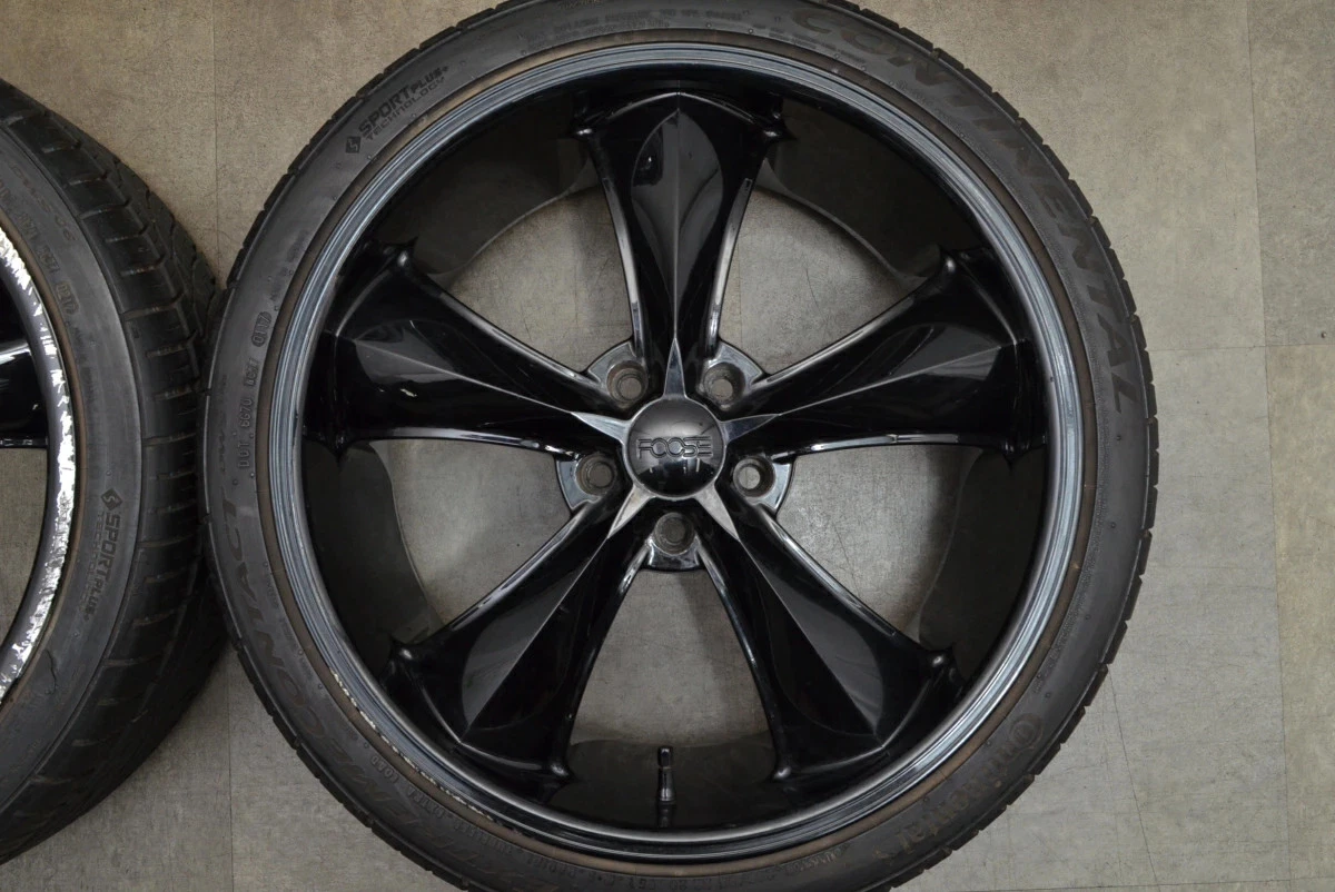JDM Used FOOSE Legend F104 4-Book Set 208.5J x 20+32 229J x 22+38 PCD No Tires - Image 5