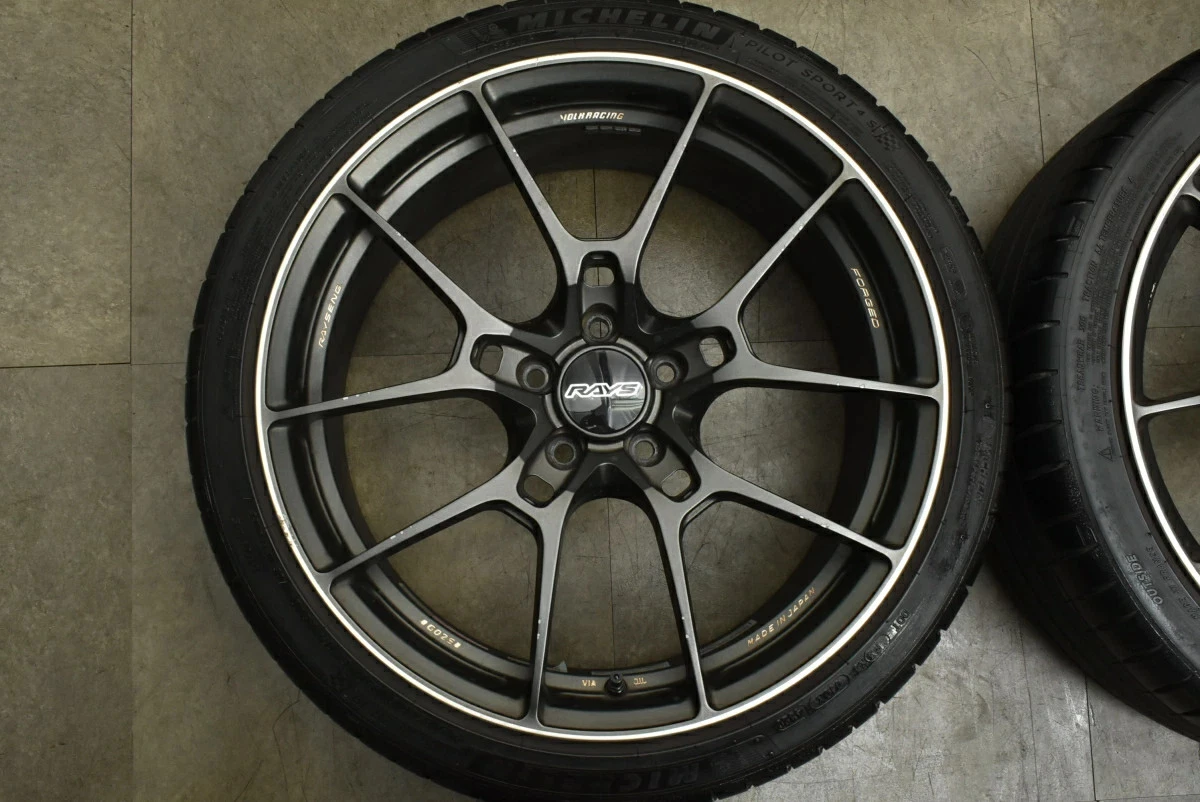 JDM Used RAYS 4-Book Set 198.5J x 19 +35 PCD 112 245/35ZR19 93Y with M No Tires - Image 3