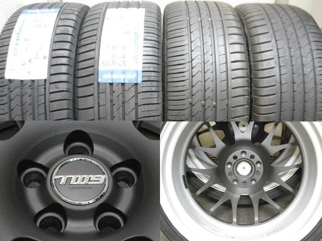 JDM Used TWS Exlete 107M forged 2-piece 19-inch & 225/35R19 4-wheel se No Tires - Image 7