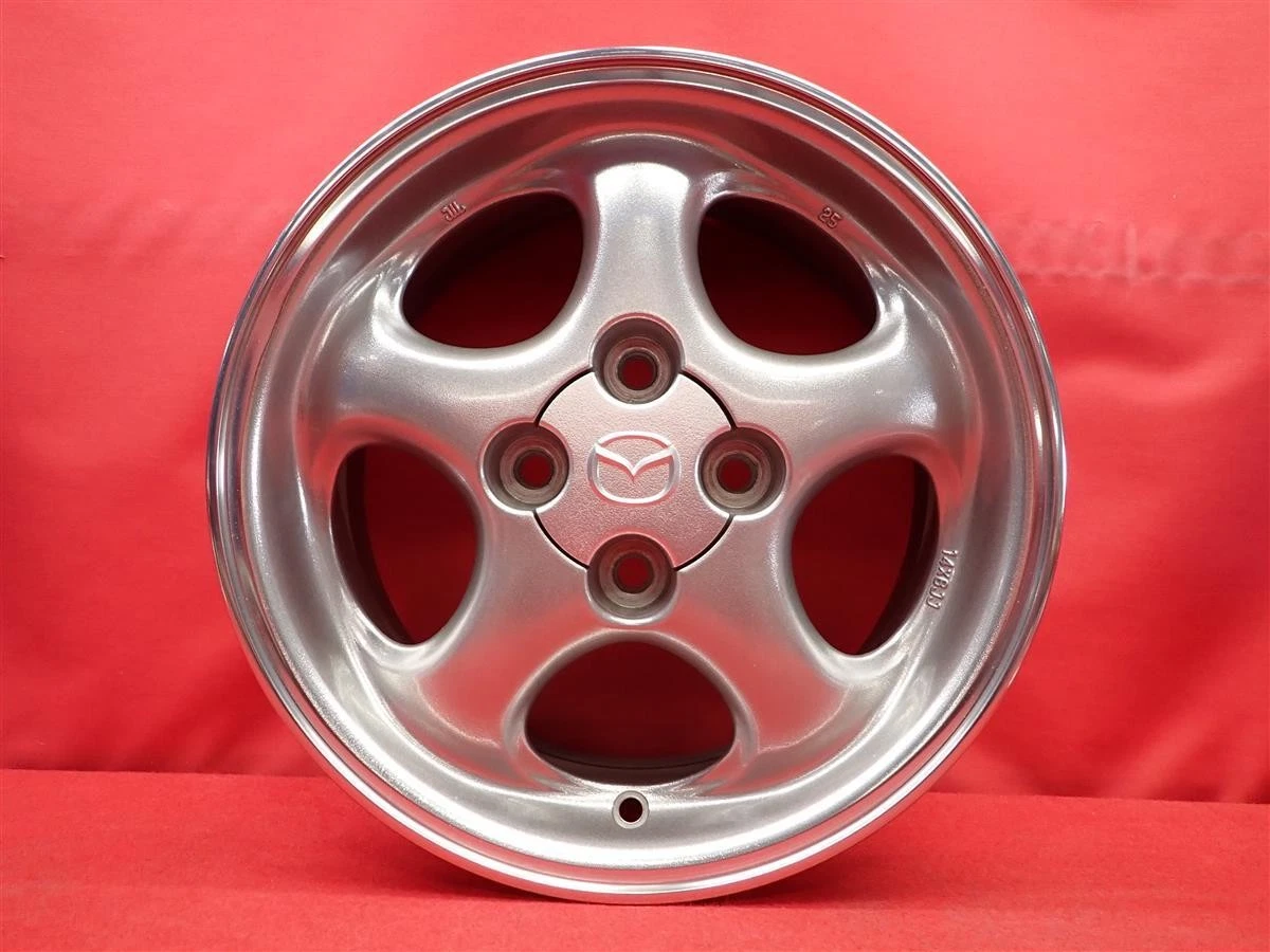 JDM Used genuine MAZDA Roadster NB6C wheels 4Book 6J 14PCD100 4x40 off No Tires - Image 6
