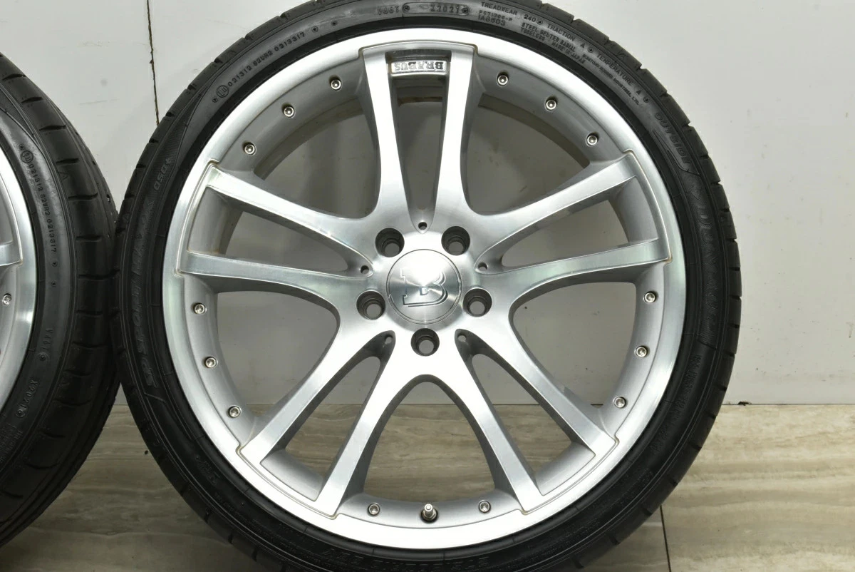 JDM Used Topy 4-Book Wheel Set 208.5J x 20 +50 PCD 108 245/45R20 103Q No Tires - Image 7