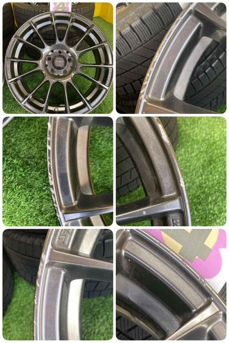 JDM Weds sport SA-72R 17x7.0J 48 5x100 PCD wheels 4-pack. Wedssports 1 No Tires - Image 6