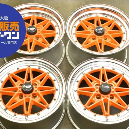 JDM Used WORK 4Book Wheel Set 157.5J x 15 +41 PCD 100 Wheels only No Tires