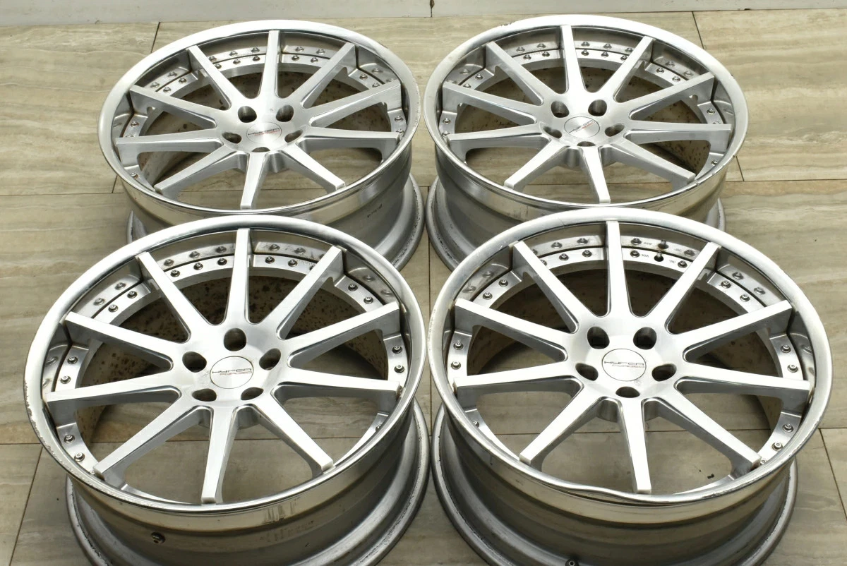 JDM Used HYPER FORGED 4-Book Set 199.0J x 19 +31 PCD 112 Wheels Only No Tires - Image 2