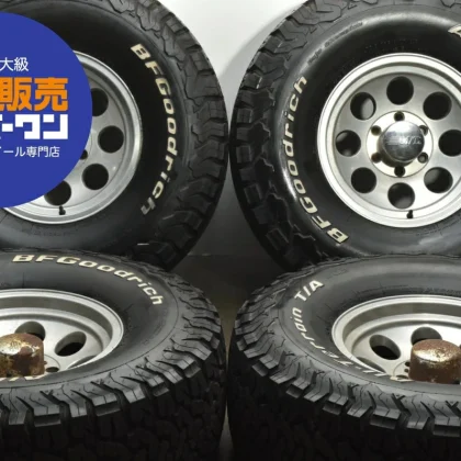 JDM Used Mickey Thompson 4-Book Set 168.0J x 16±0 PCD 139.7 LT315/75R1 No Tires