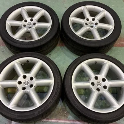 JDM Used Fairlady Z33 genuine 18-inch 8.0JJ wheels 4-piece set No Tires