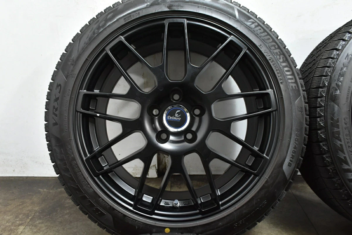 JDM Used WEDS 4-Book Wheel Set 188.0J x 18 +44 PCD 114.3 235/45R18 94Q No Tires - Image 5