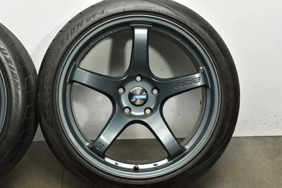 JDM Used RAYS Gravillage 57CR 4-Pack Set 199.5J x 19 +25 10.5J x 19 +3 No Tires - Image 7
