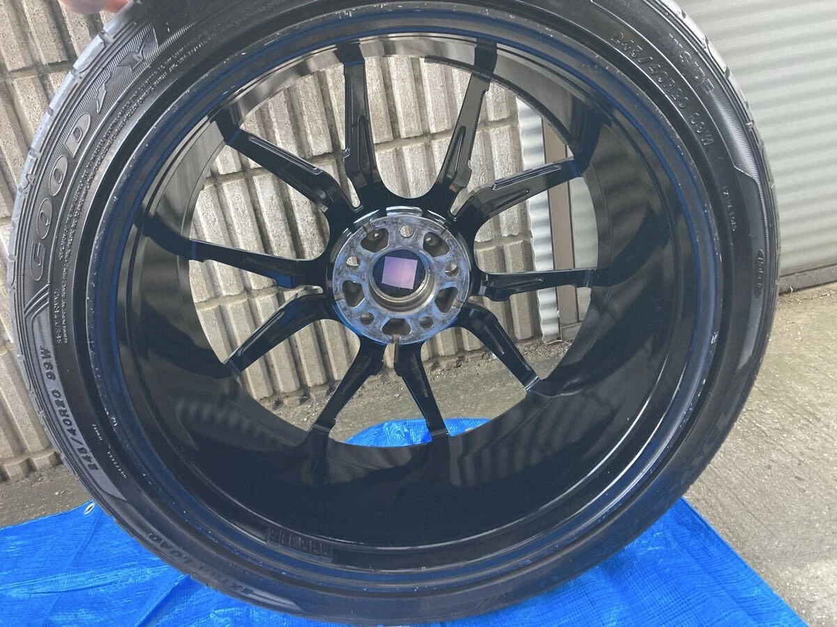 JDM Used RAYS gramlights 57FXX wheels 20PCD114.3 offset 45mm 8.5J 5H f No Tires - Image 8
