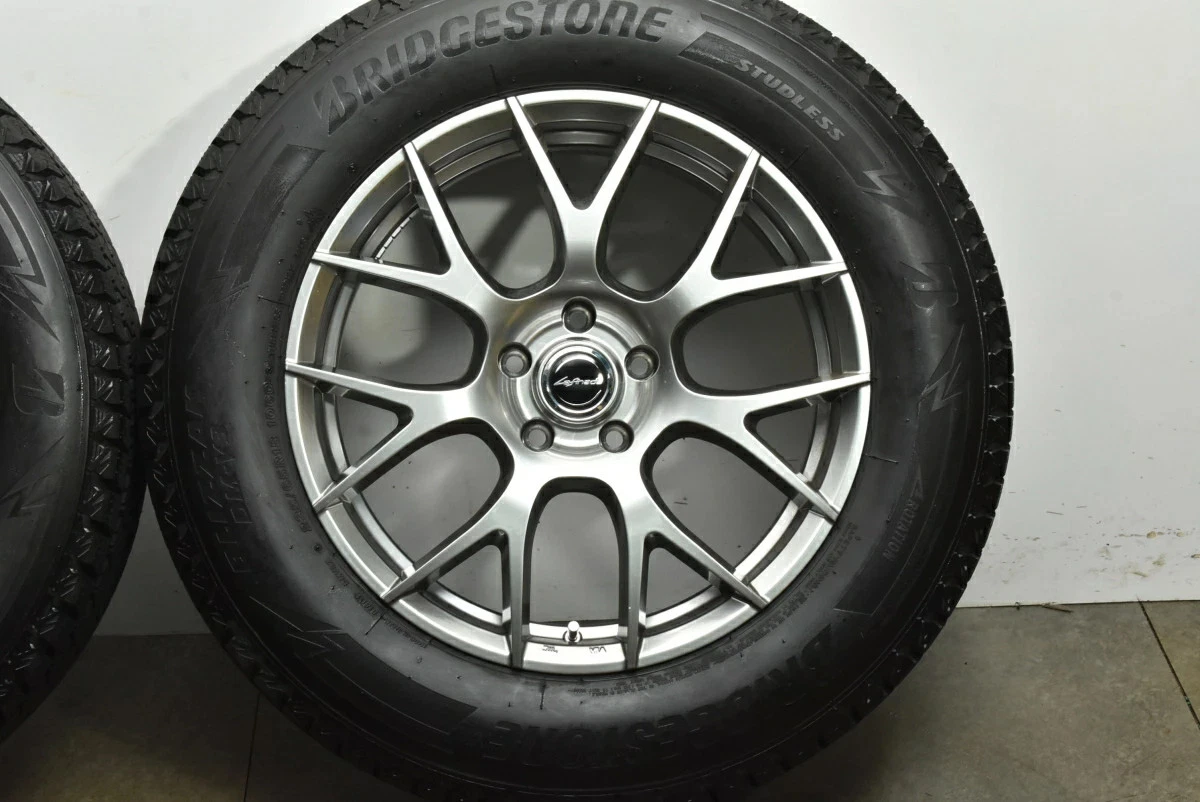 JDM Used MID Wheel Set 4-Book Set 188.0J x 18 +41 PCD 114.3 235/65R18 No Tires - Image 7