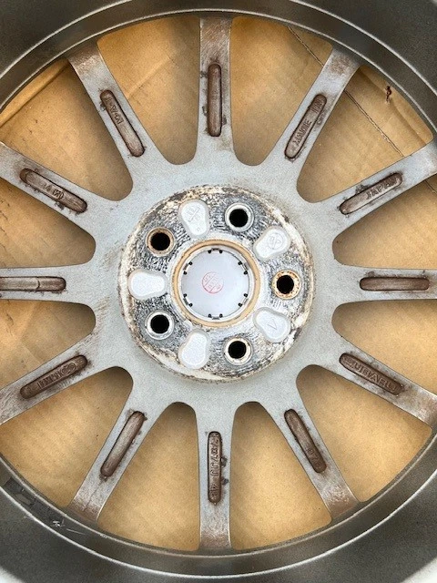 JDM Used Subaru Impreza WRX STI genuine wheels 177J ET48 5x100 bolt pa No Tires - Image 8