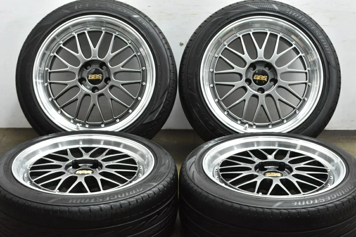 JDM Used BBS 4-Book Set 199.0J x 19 +38 PCD 114.3 245/45R19 98W with B No Tires - Image 2