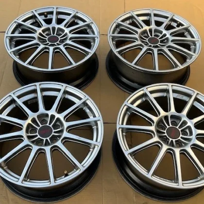 JDM Used Subaru Impreza WRX STI genuine wheels 177J ET48 5x100 bolt pa No Tires