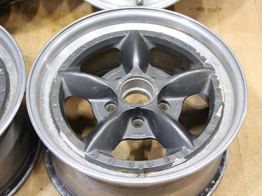 JDM Used rare Pana Sports G7 3-piece wheels 16x7J+28 16x8J+30 PCD114.3 No Tires - Image 5