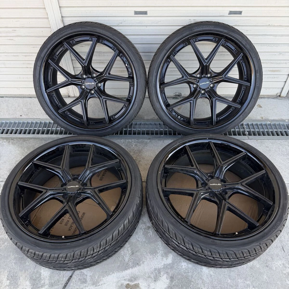 JDM WALD 22 inch x 8.5J Mercedes V-Class Cadillac ELR XTS etc. No Tires