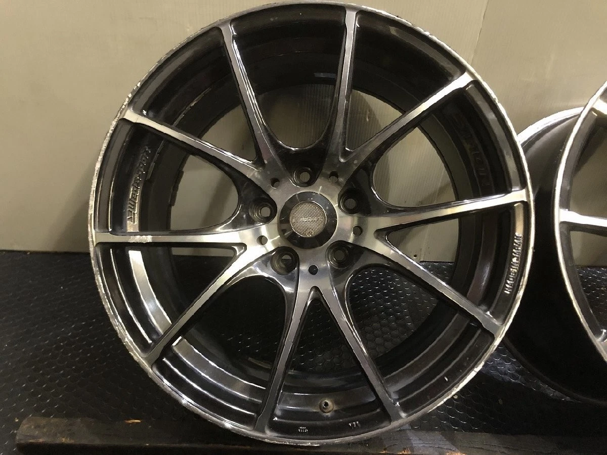 JDM Weds Sport SA-10R Weds Aftermarket Wheels 184Book 8.5J5HPCD114.3+4 No Tires - Image 2