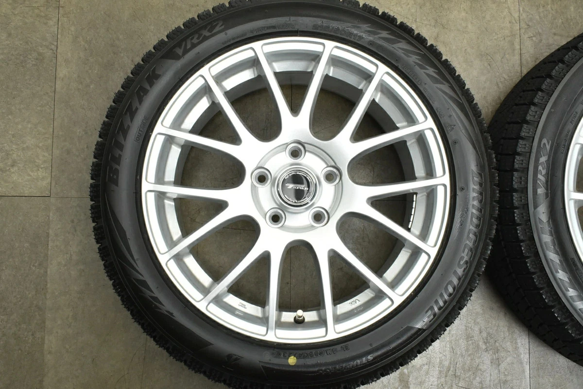 JDM Used Bridgestone 4-Book Wheel Set 177.0J x 17 +53 PCD 114.3 215/50 No Tires - Image 4