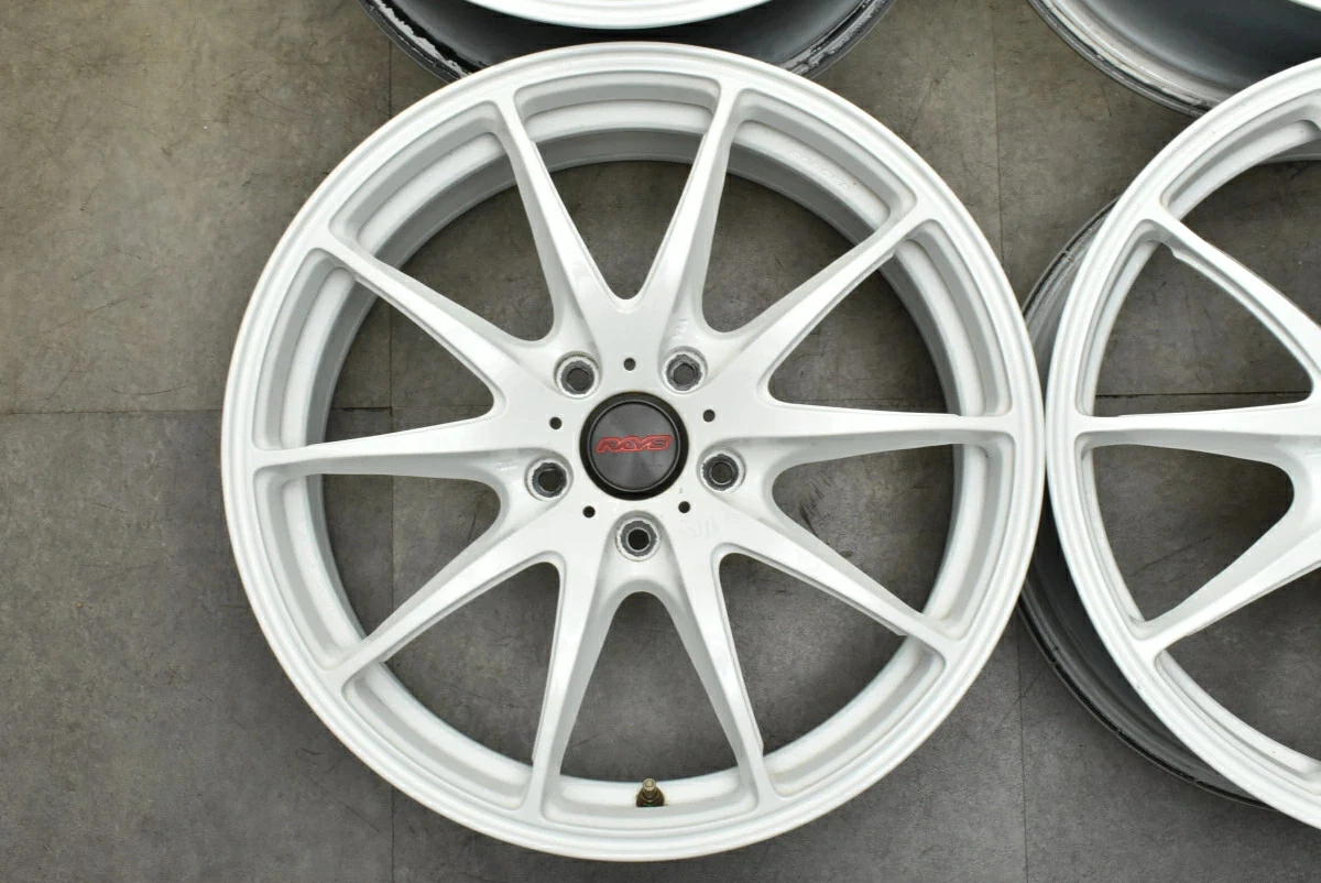 JDM Used RAYS Volk Racing G25 wheels 4-piece set 187.5J +48 offset 8.5 No Tires - Image 4