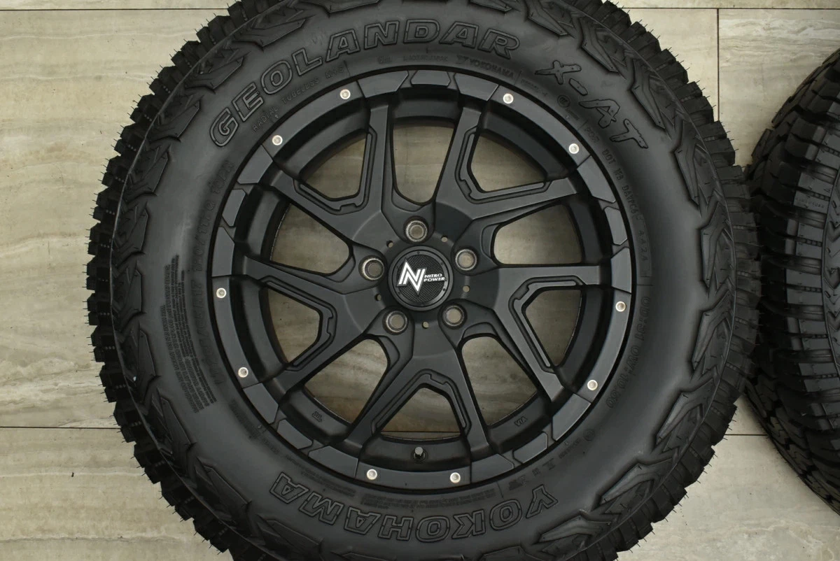 JDM Used MID 4-Book Set 177.0J x 17 +42 PCD 114.3 LT265/65R17 120/117Q No Tires - Image 4