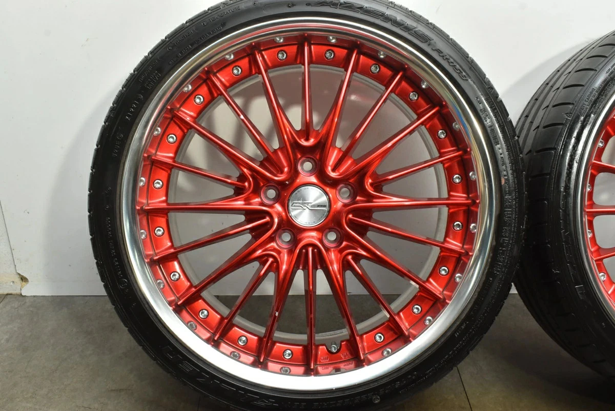 JDM Used WORK 4Book set 198.0J x 19 +48 PCD 114.3 225/35ZR19 88Y wheel No Tires - Image 5