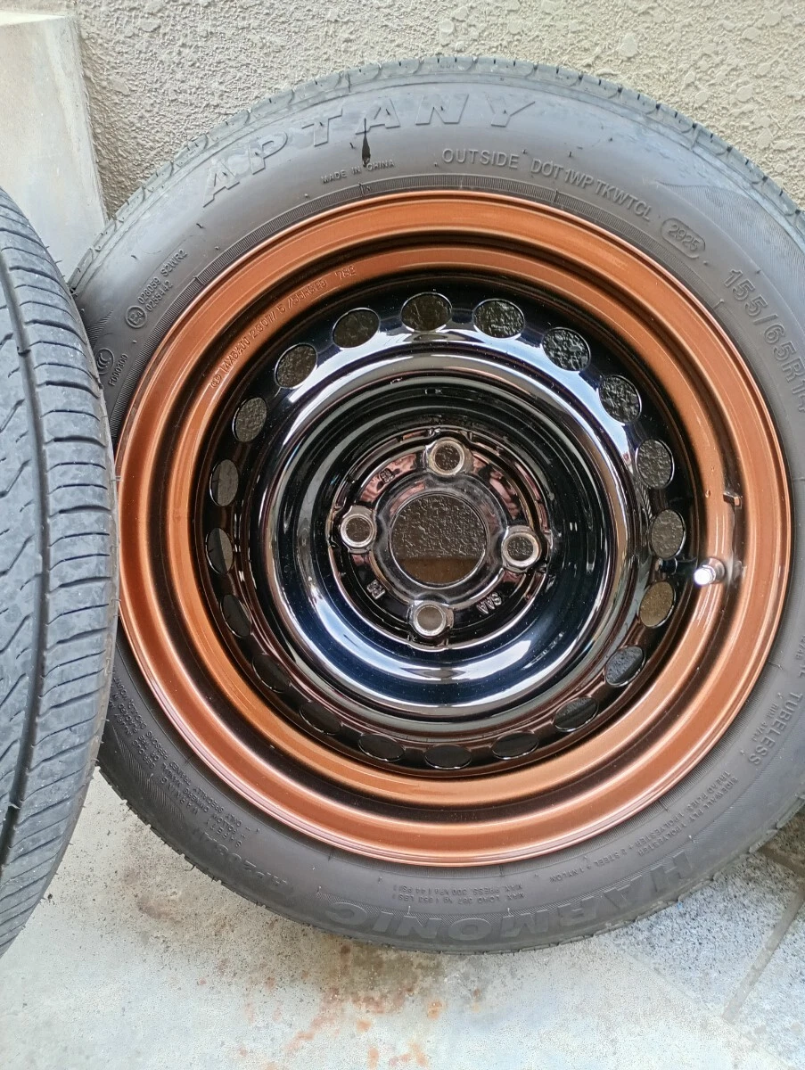 JDM Used Honda genuine iron chin contractor painting 155/65R14 5.5J hu No Tires - Image 2