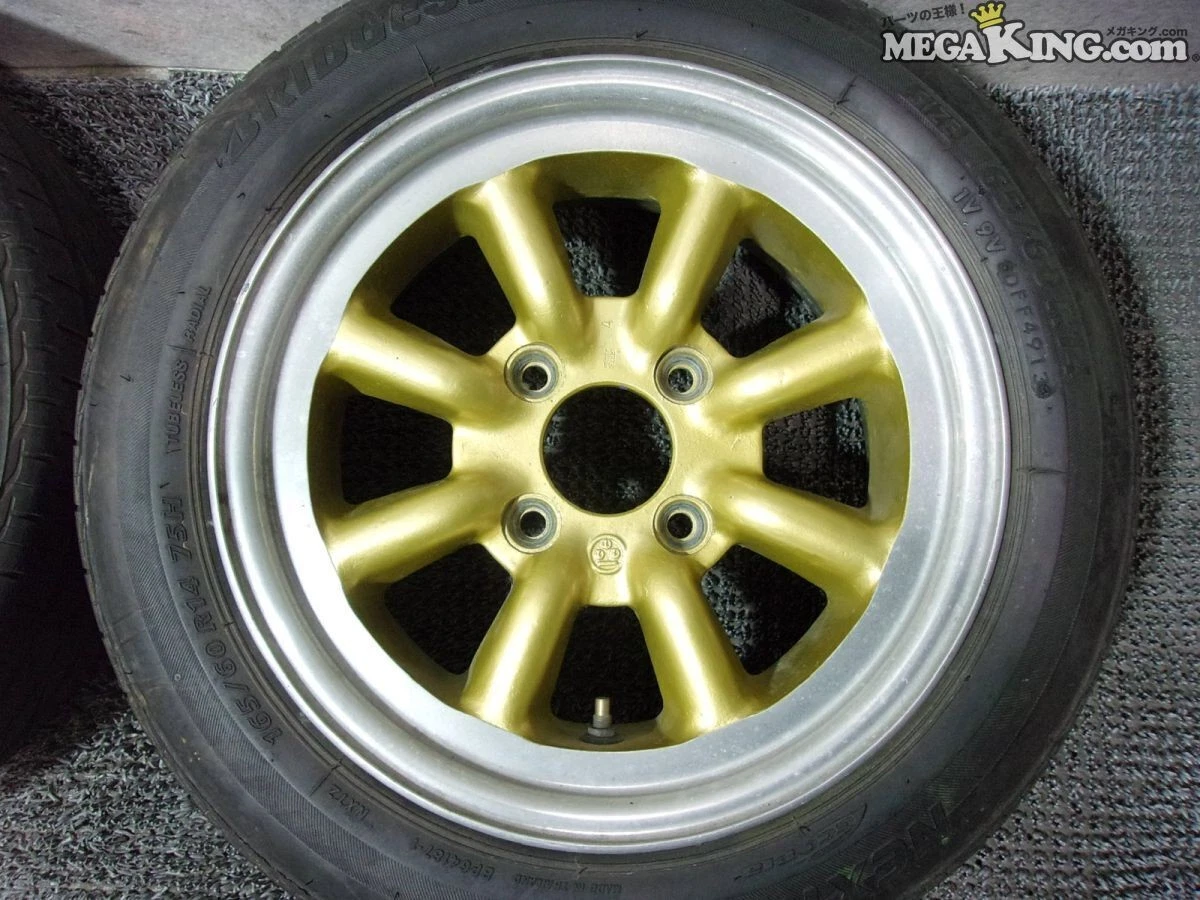 JDM Watanabe A-type 14-inch wheels 6J?+13.5 4-hole PCD114.3 2-wheel KS No Tires - Image 4