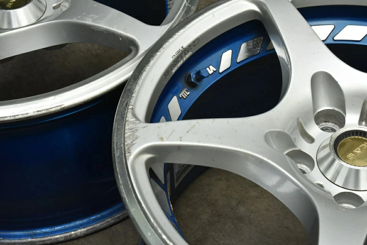 JDM Used RAYS Volk Racing Challenge 4-Book Set 178JJ 9JJ +45 PCD 114.3 No Tires - Image 8