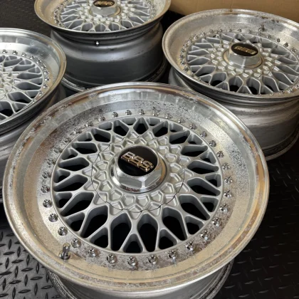 JDM Vintage BBS RS040 4Wheels no tires 16x8+24 4x114.3 Hub73